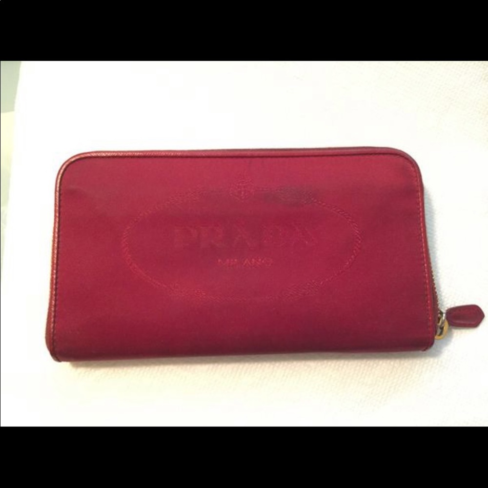 An Authentic Prada wallet